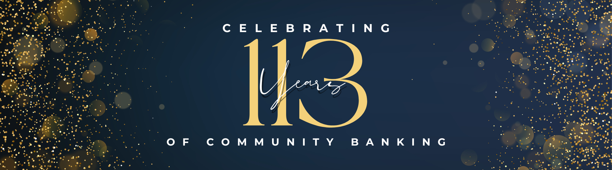 Celebrating 113 years of community banking